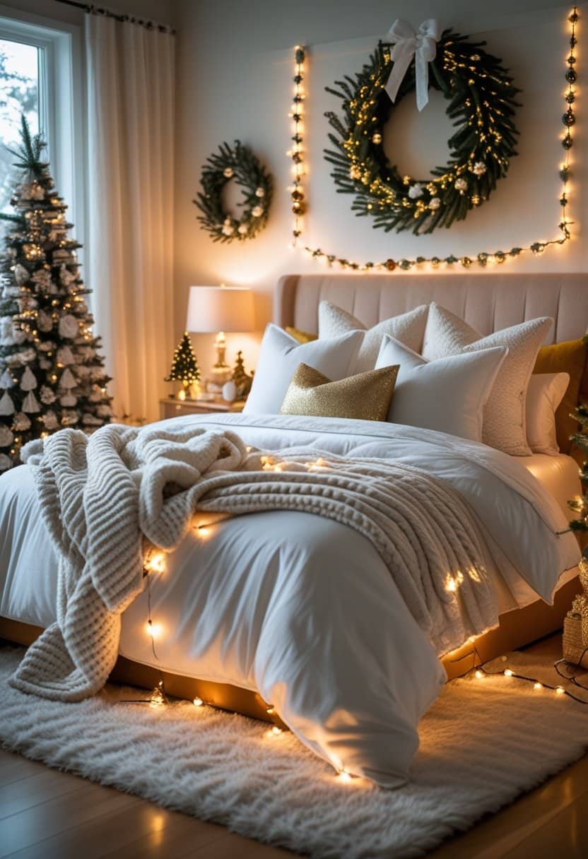 15 Bedroom Christmas Decor Ideas