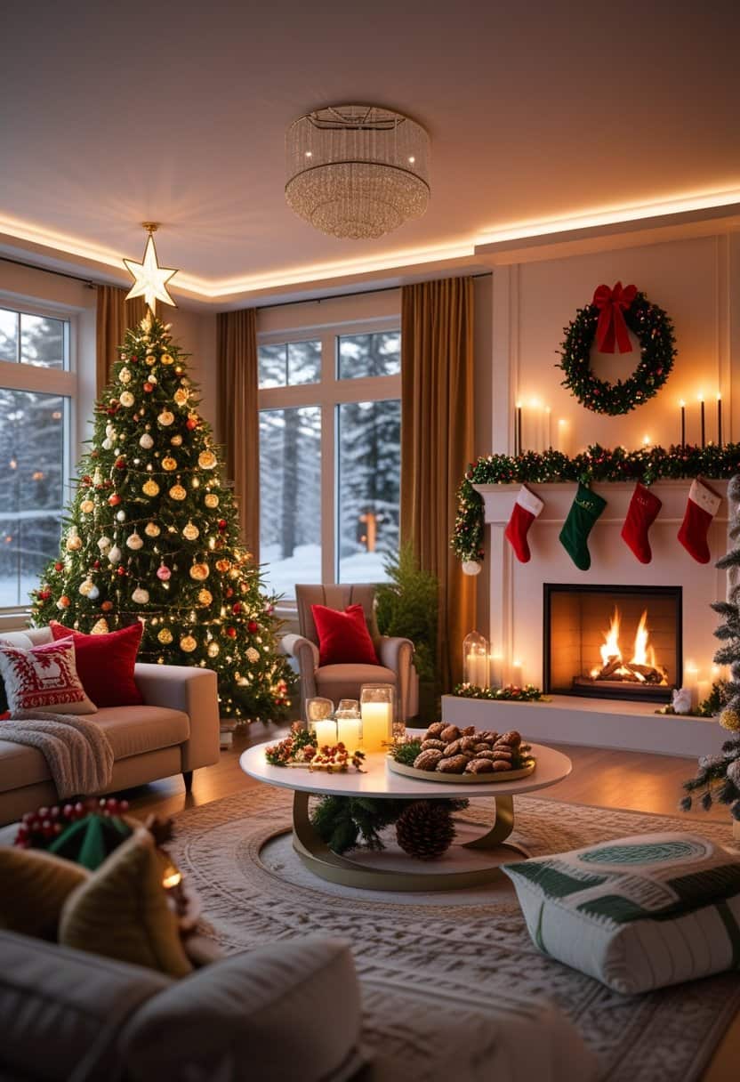 22 Christmas Living Room Decor Ideas to Transform Your Space