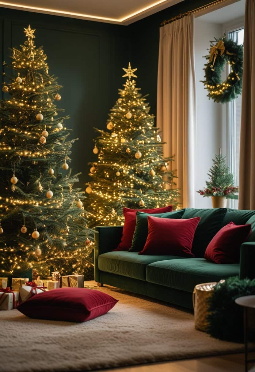 22 Christmas Living Room Decor Ideas 