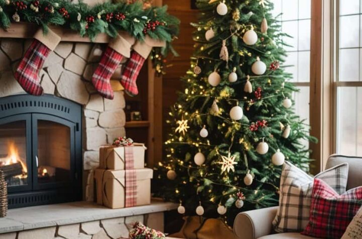 25 Farmhouse Christmas Decor Ideas for a Rustic Holiday Look