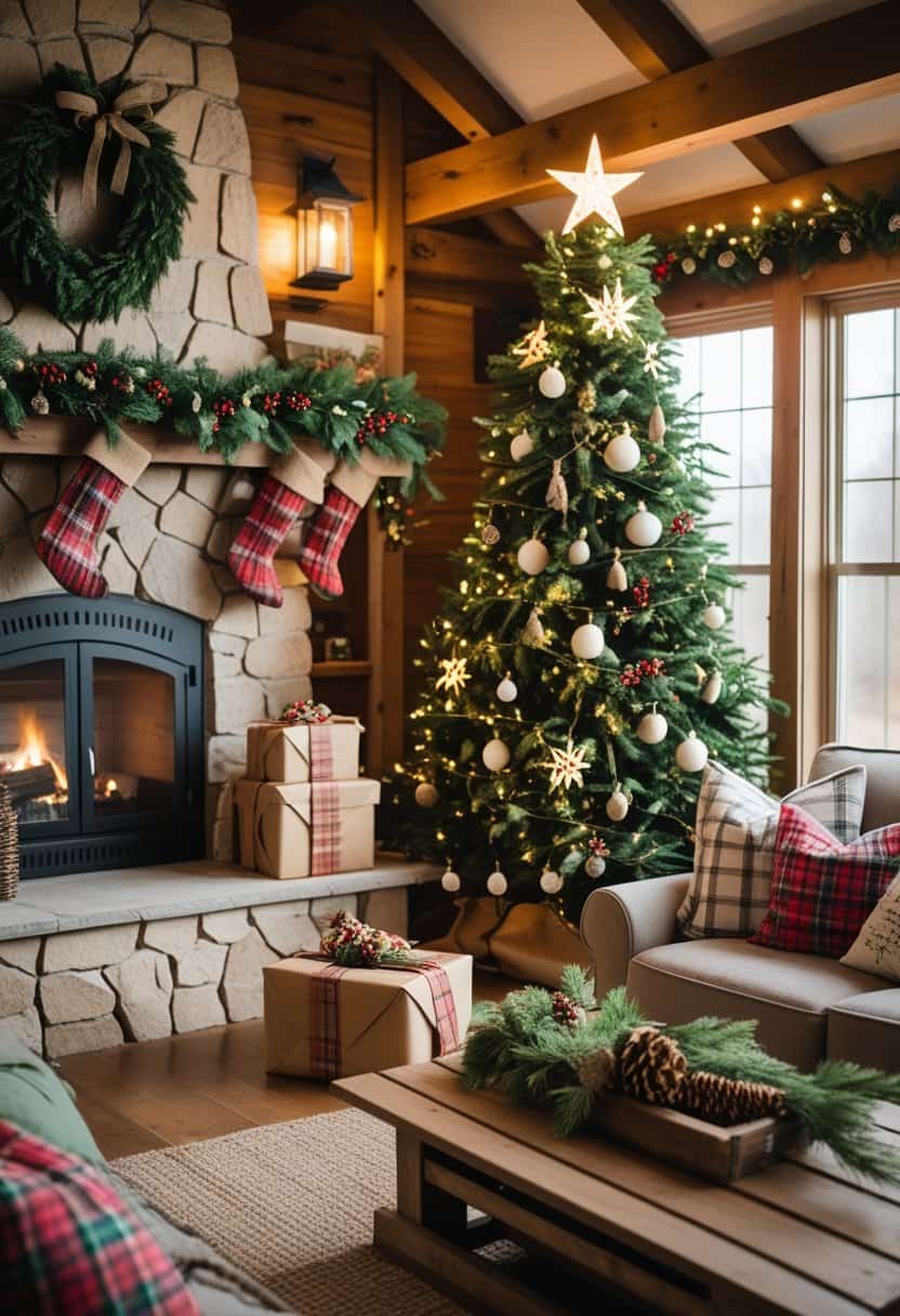 25 Farmhouse Christmas Decor Ideas for a Rustic Holiday Look