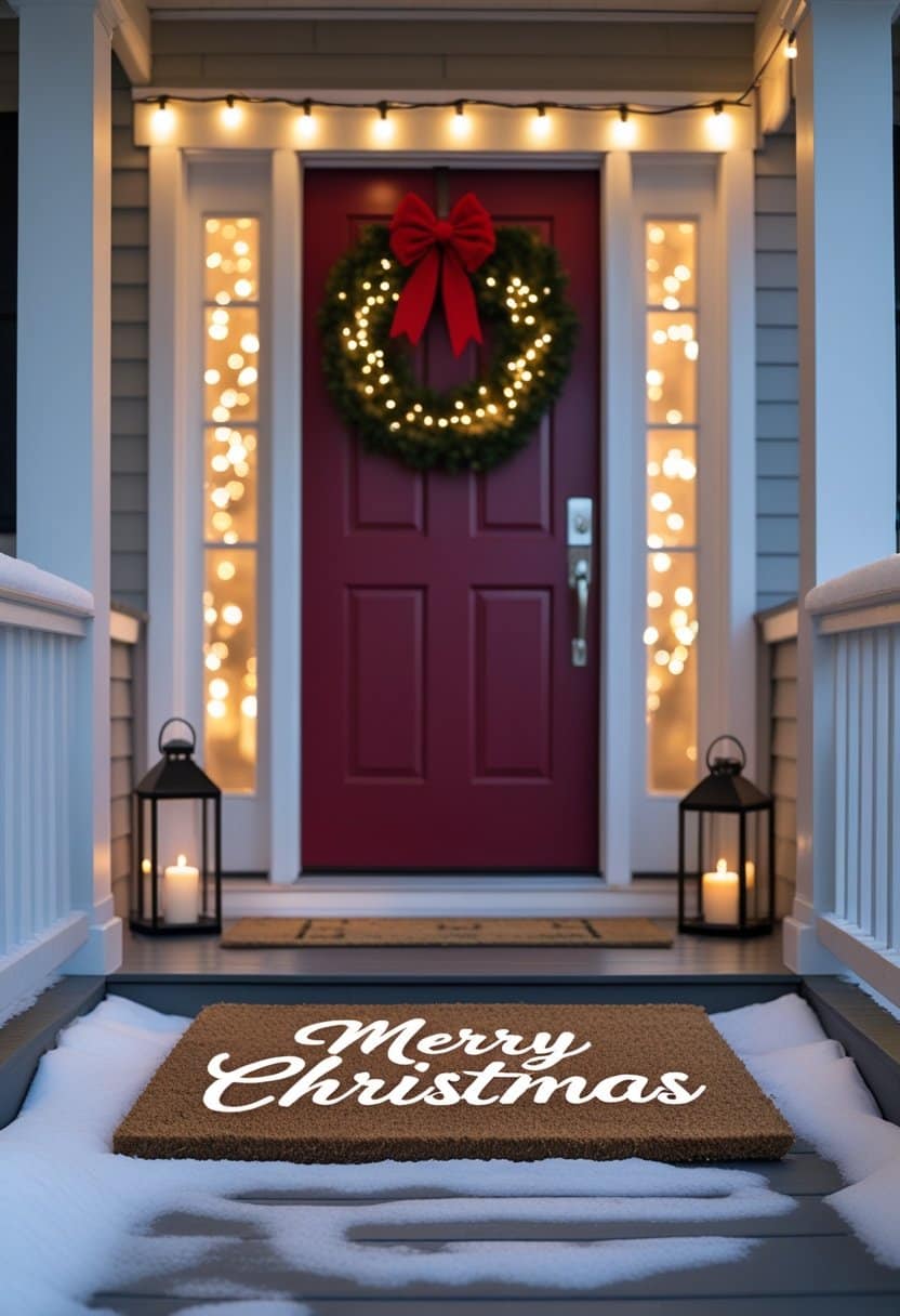 23 Christmas Door Mat Ideas