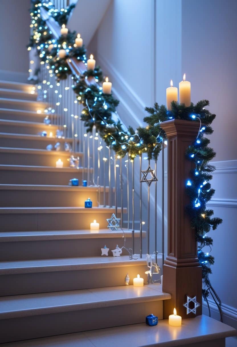 21 Stunning Staircase Hanukkah Design Ideas