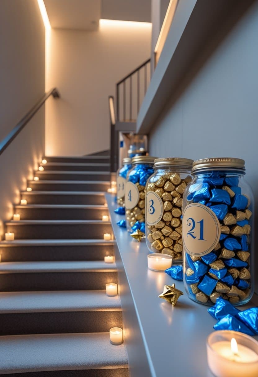 21 Stunning Staircase Hanukkah Design Ideas