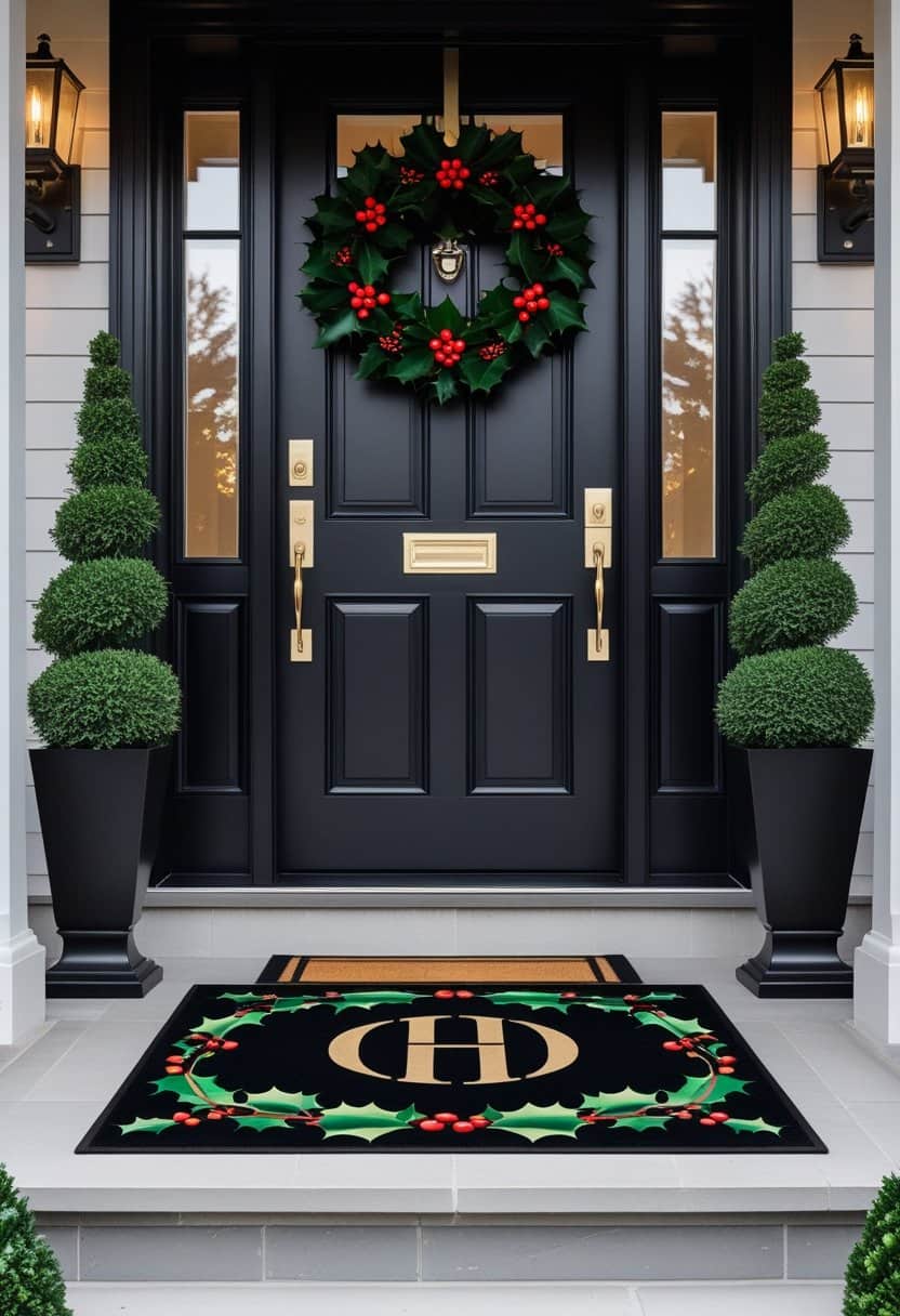 23 Christmas Door Mat Ideas