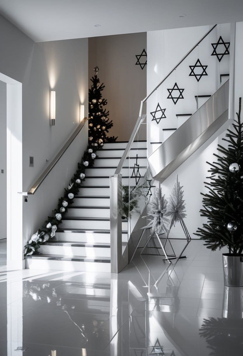 21 Stunning Staircase Hanukkah Design Ideas