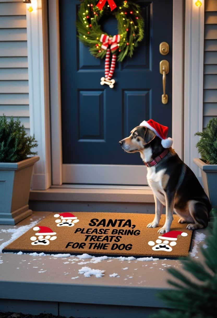 23 Christmas Door Mat Ideas