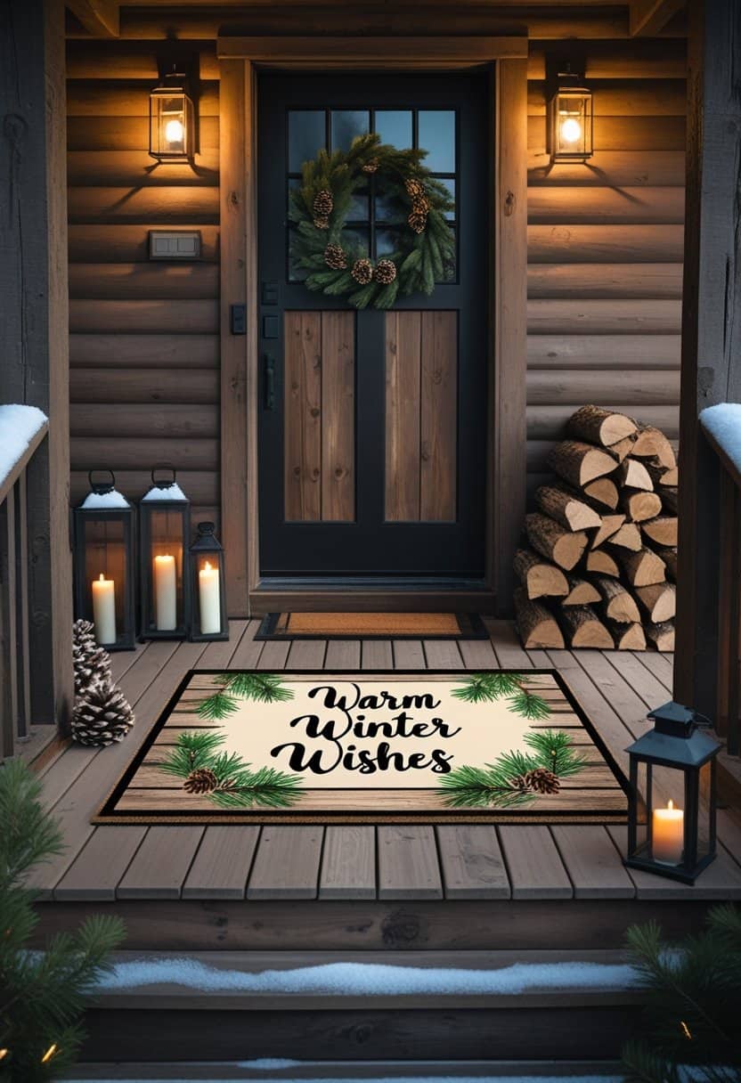 23 Christmas Door Mat Ideas