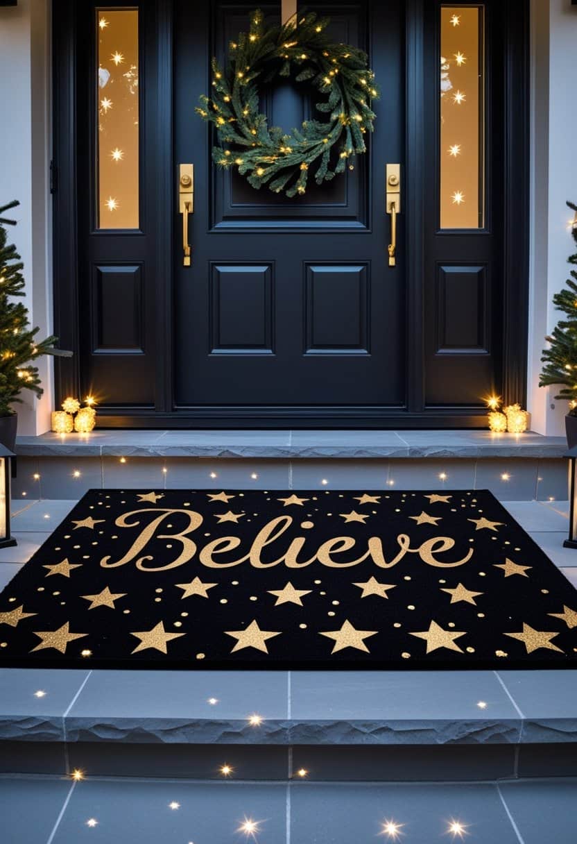 23 Christmas Door Mat Ideas