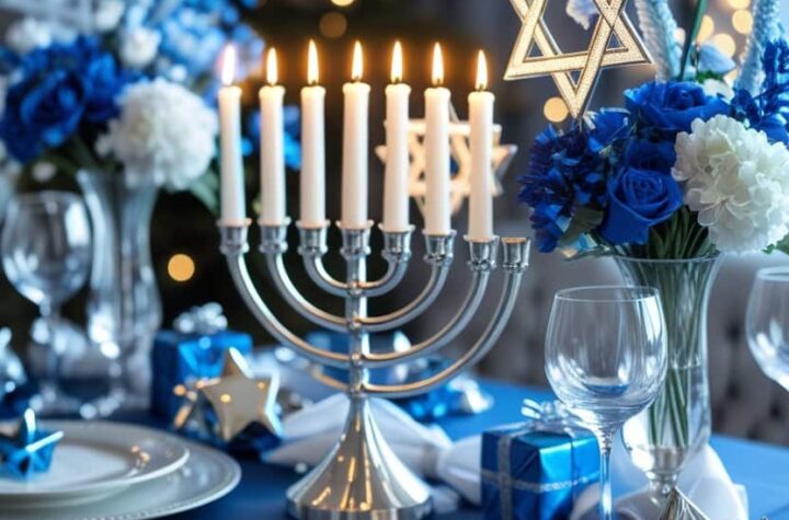 21 Fancy And Trendy Hanukkah Table Decor Ideas to Brighten Your Celebration