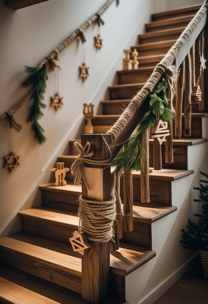 21 Stunning Staircase Hanukkah Design Ideas