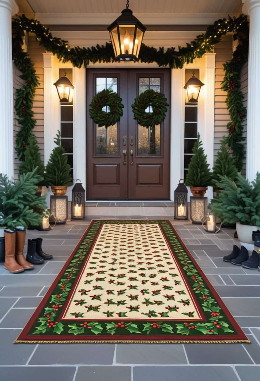 23 Christmas Door Mat Ideas