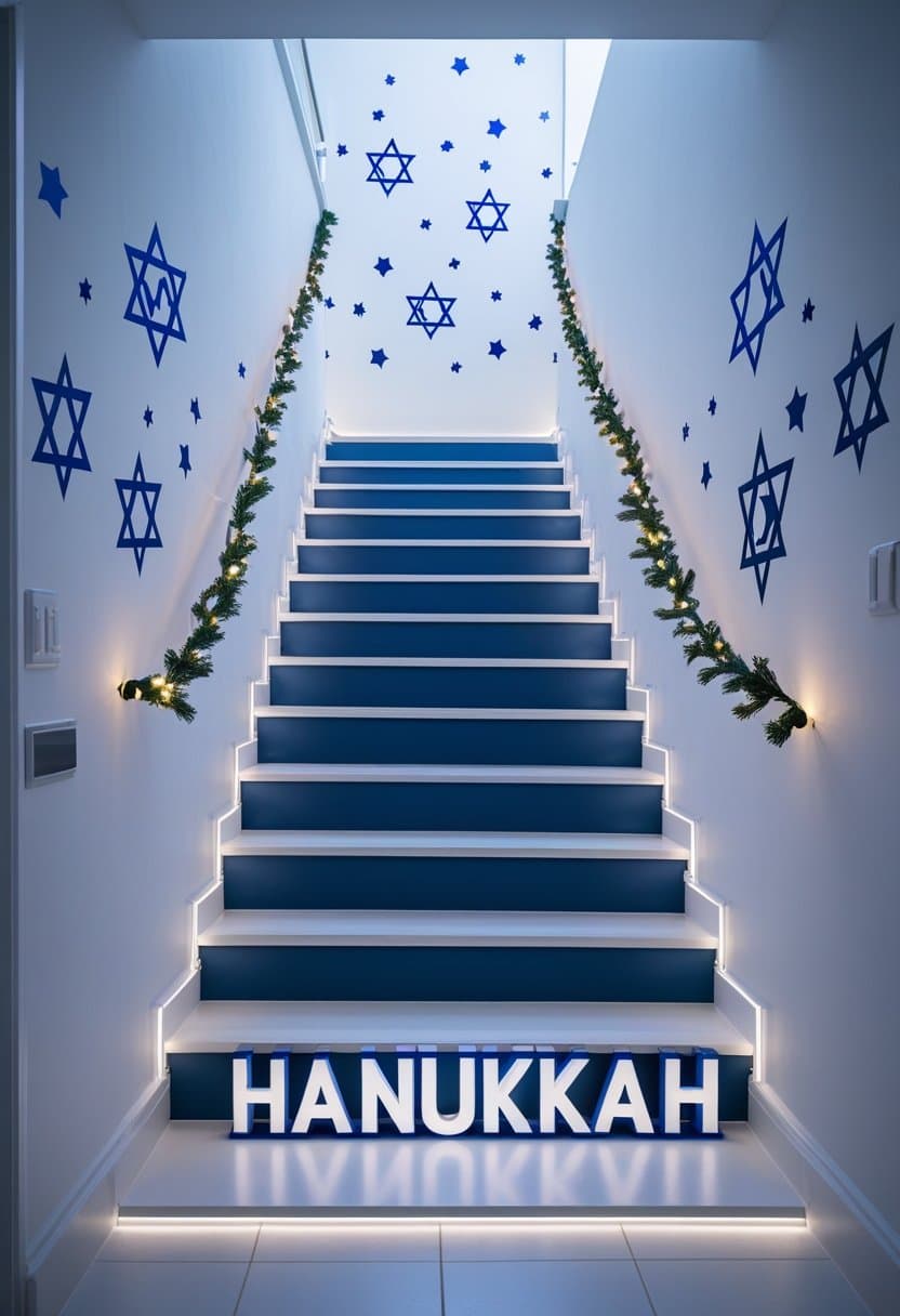 21 Stunning Staircase Hanukkah Design Ideas