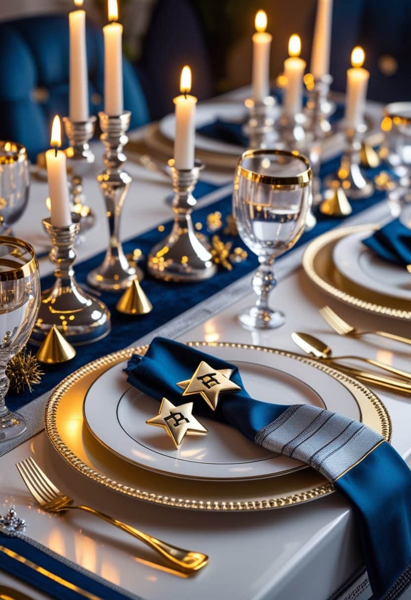 21 Fancy And Trendy Hanukkah Table Decor Ideas