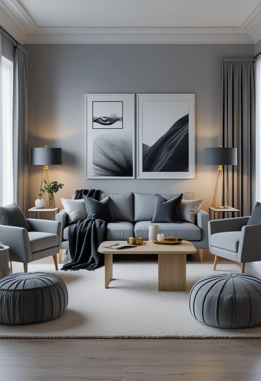 20 Cream and Grey Living Room Ideas 