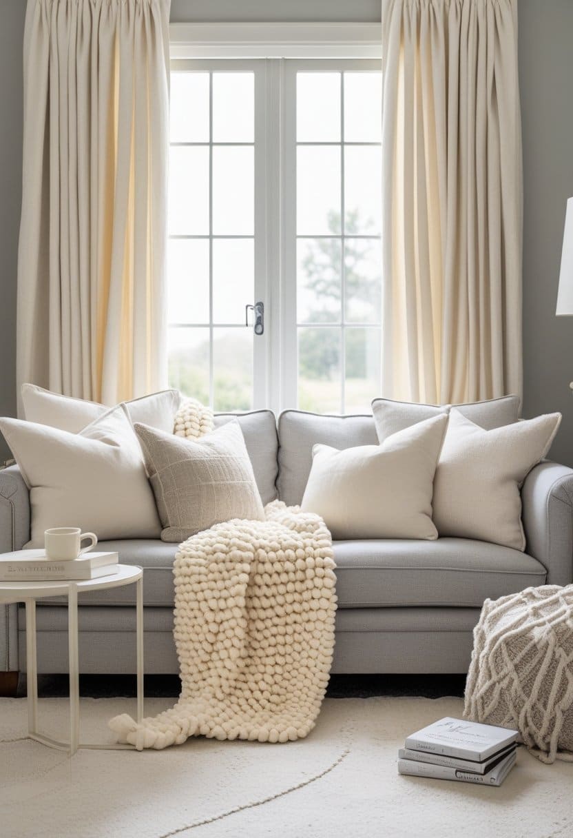 20 Cream and Grey Living Room Ideas 