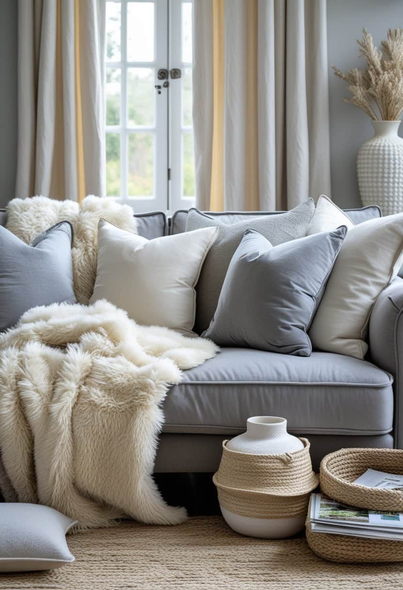 20 Cream and Grey Living Room Ideas 