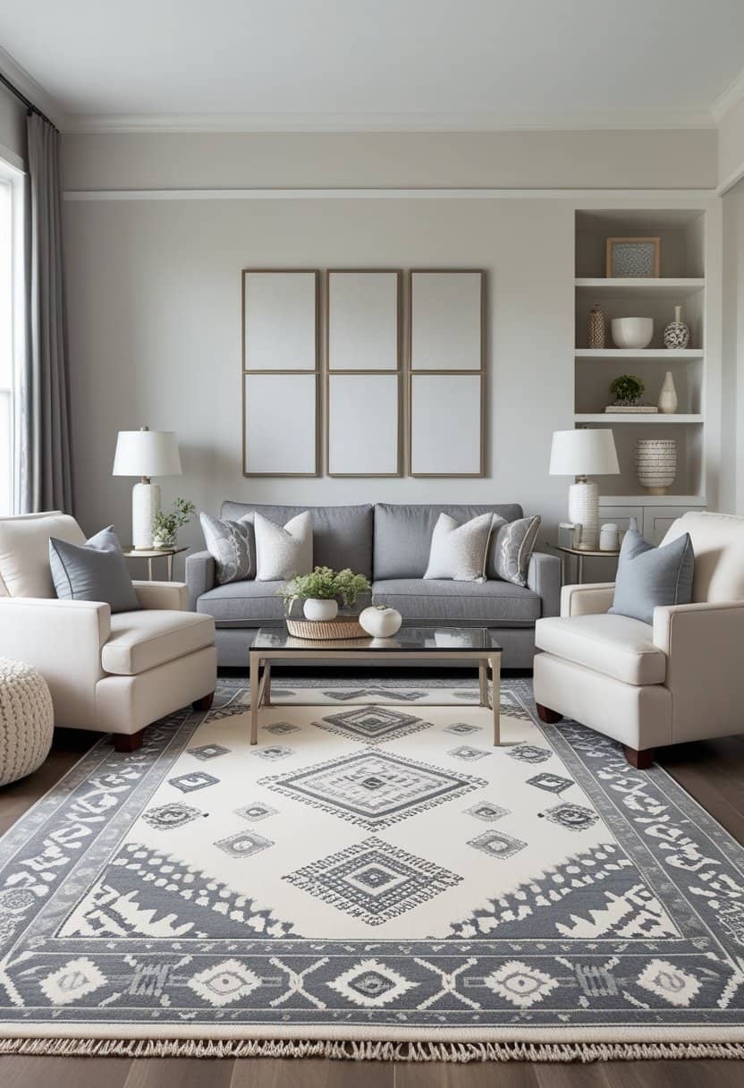 20 Cream and Grey Living Room Ideas 
