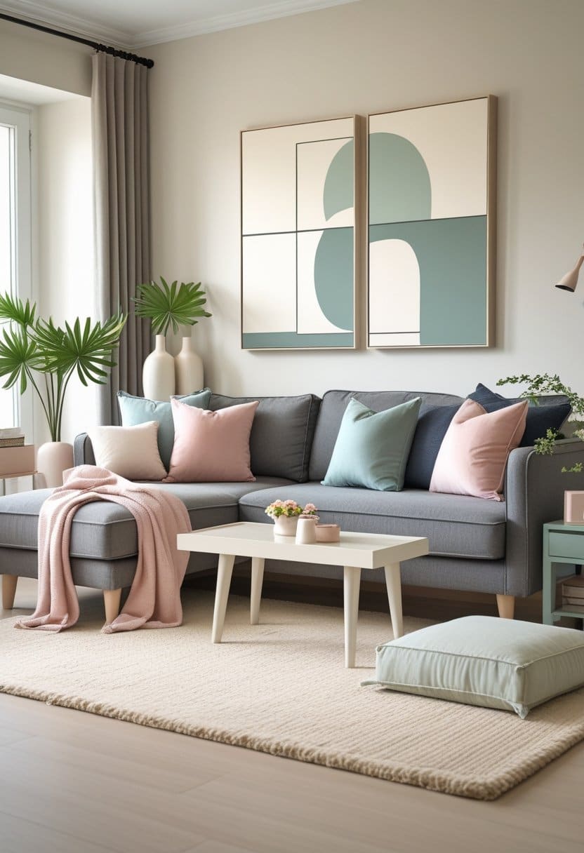 20 Cream and Grey Living Room Ideas 