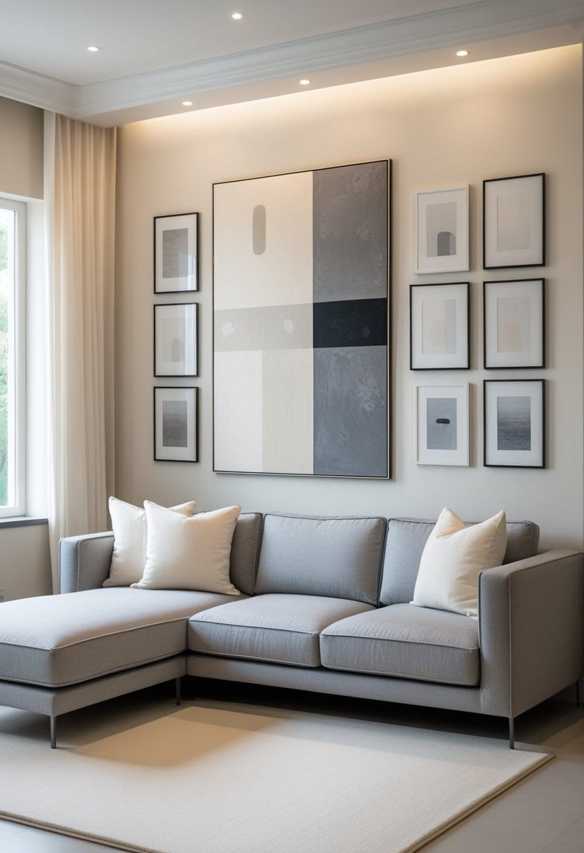 20 Cream and Grey Living Room Ideas 