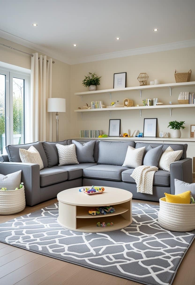 20 Cream and Grey Living Room Ideas 