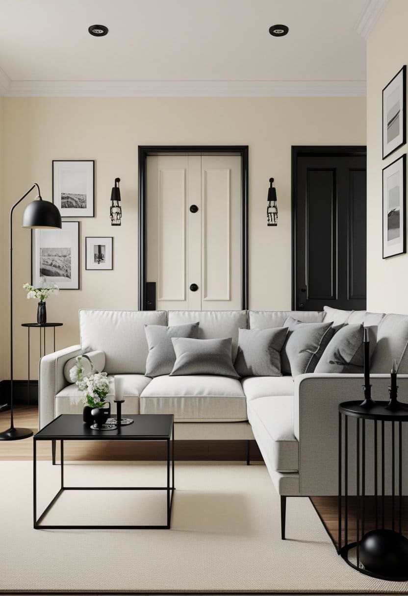 20 Cream and Grey Living Room Ideas 