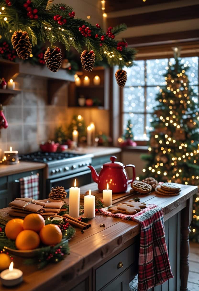 19 Magical Kitchen Christmas Decor Ideas for a Cozy Holiday Home
