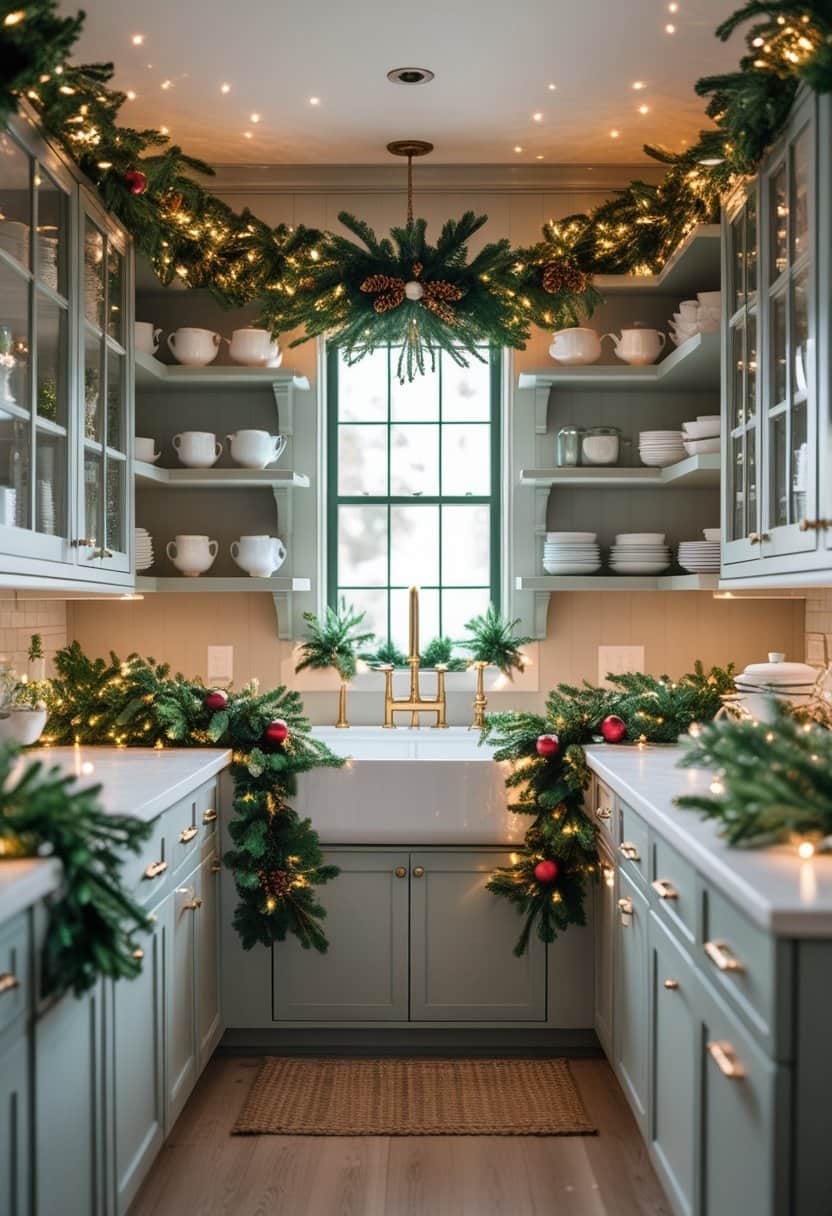 19 Magical Kitchen Christmas Decor Ideas
