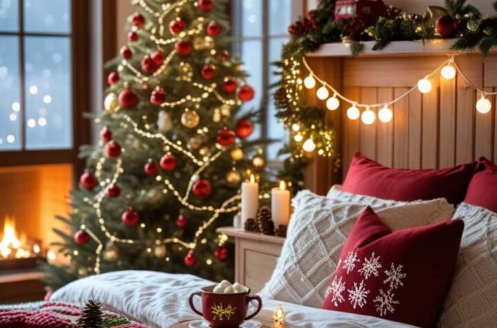 15 Cozy Bedroom Christmas Decor Ideas for a Magical Holiday Retreat