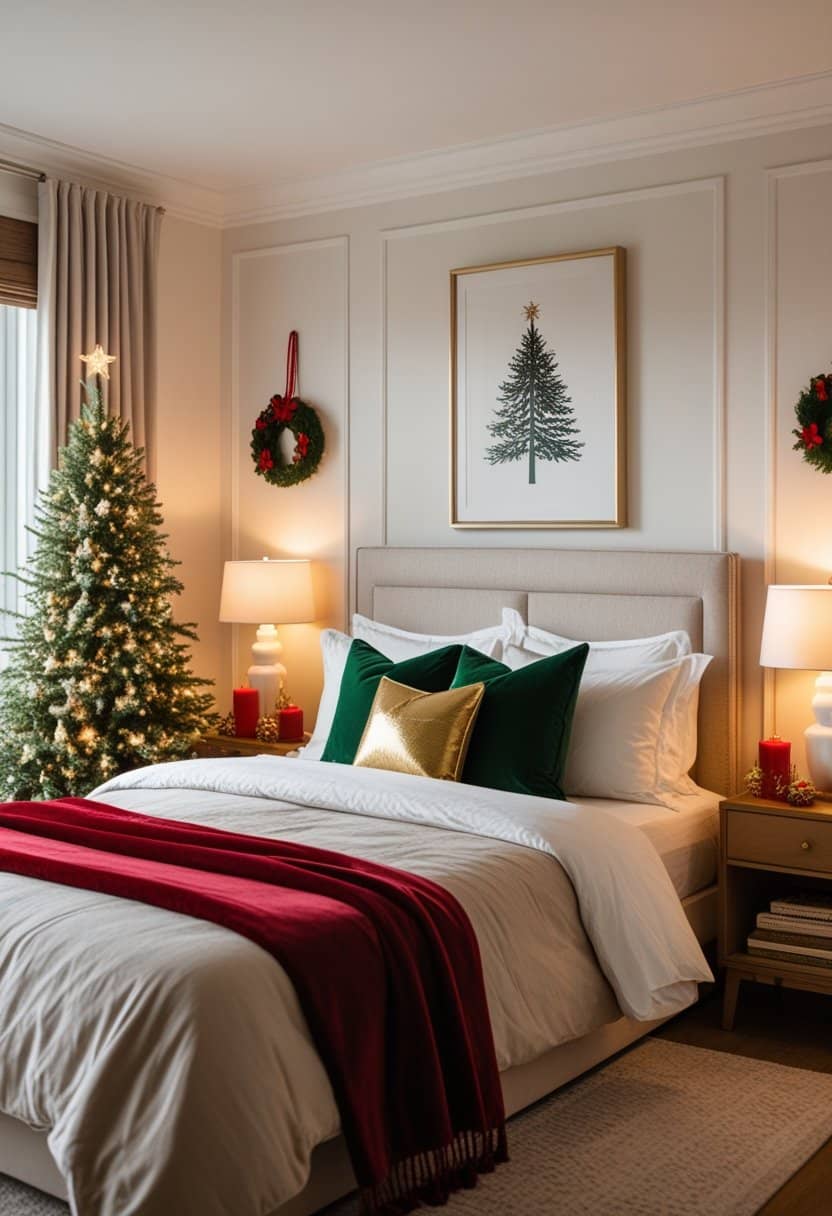 15 Cozy Bedroom Christmas Decor Ideas