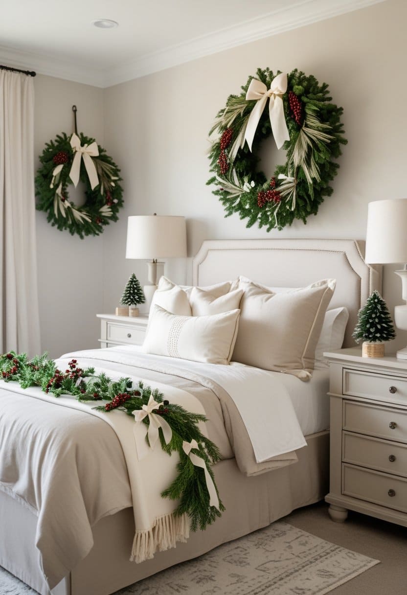 15 Cozy Bedroom Christmas Decor Ideas