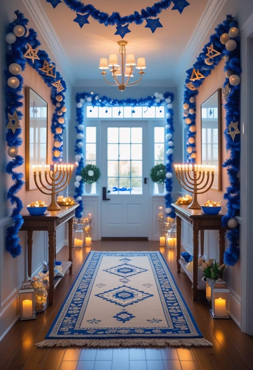 20 Beautiful Hallway Hanukkah Design Ideas to Welcome Light and Joy
