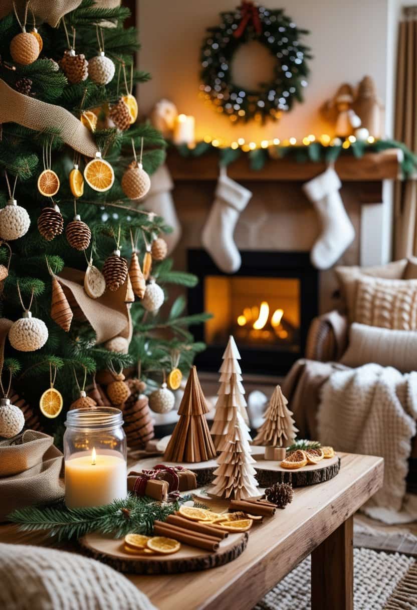 23 Charming Handmade Christmas Decoration Ideas for a Cozy Holiday Home