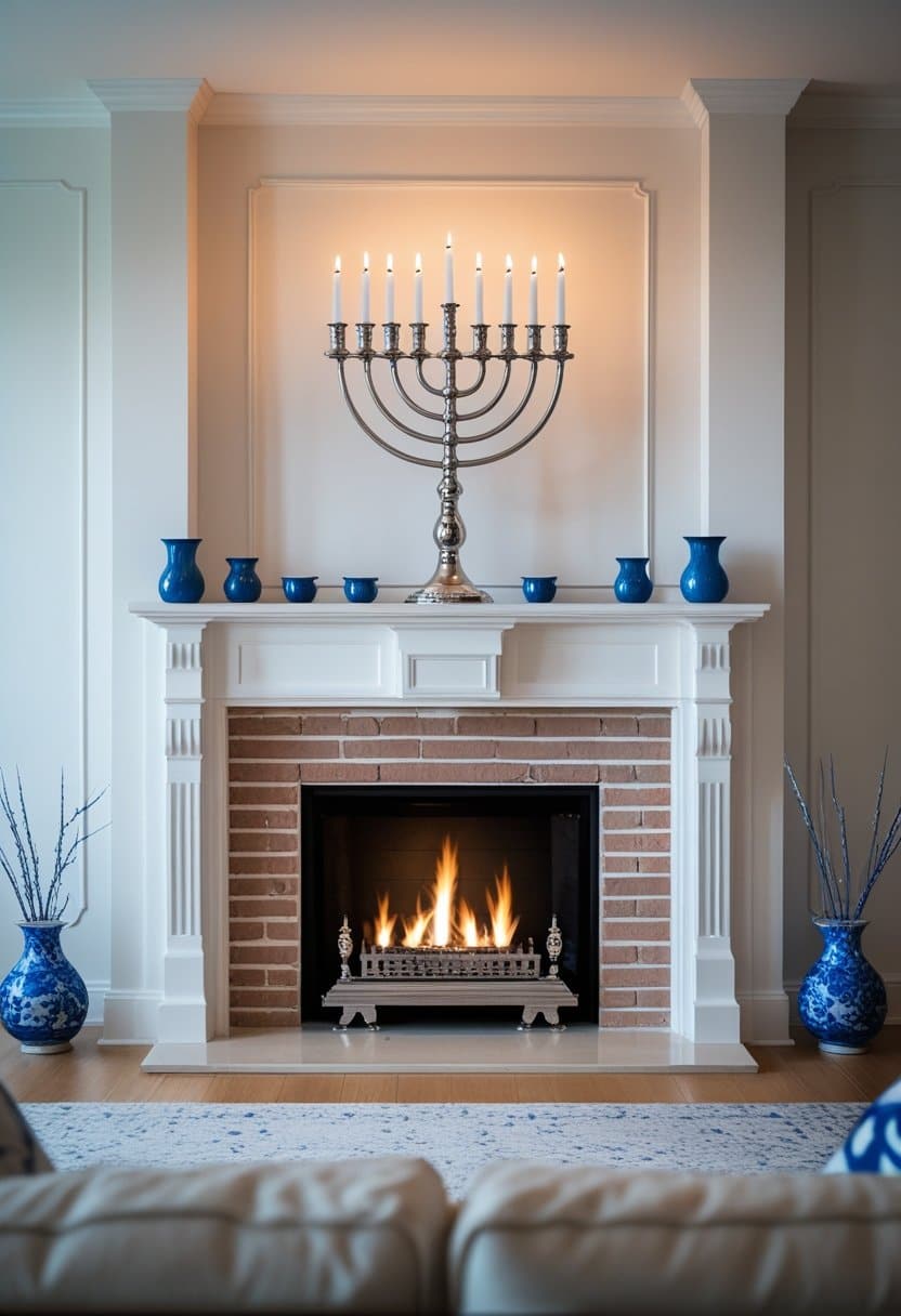 17 Fireplace Hanukkah Design Ideas