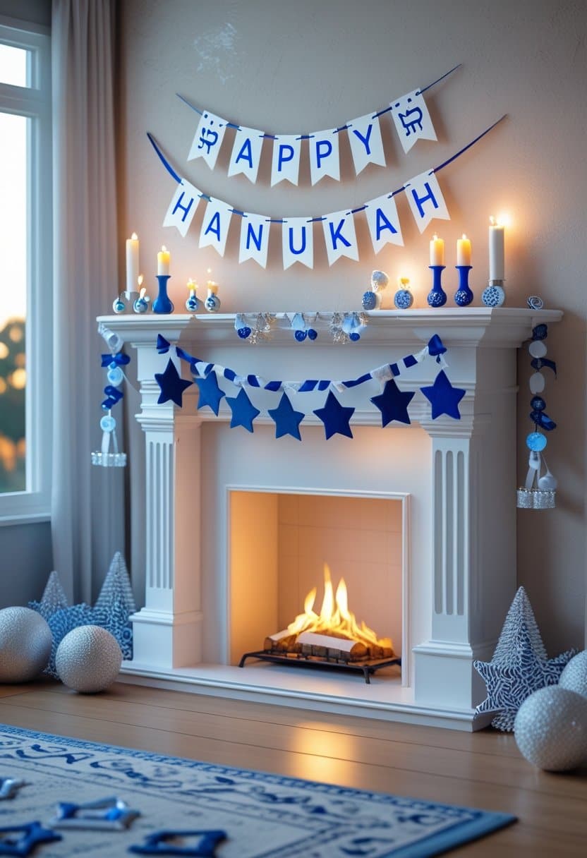 17 Fireplace Hanukkah Design Ideas