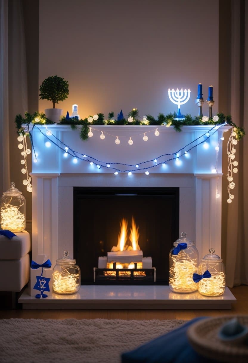 17 Fireplace Hanukkah Design Ideas