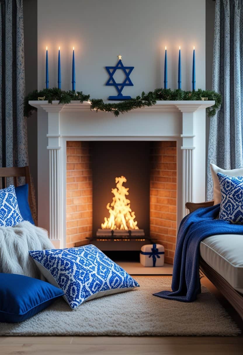 17 Fireplace Hanukkah Design Ideas