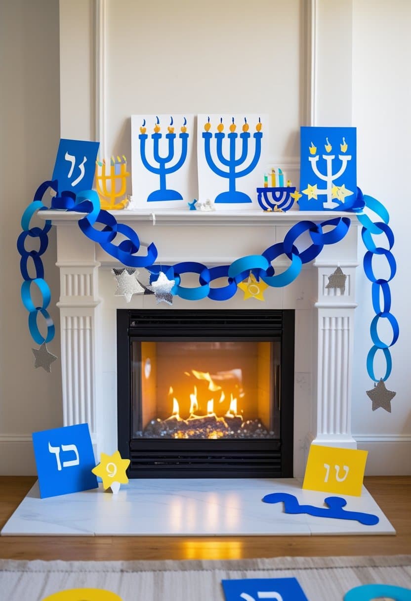 17 Fireplace Hanukkah Design Ideas