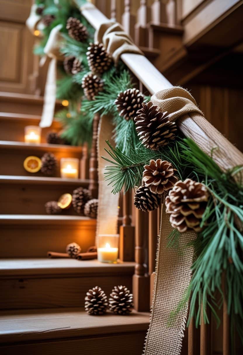 25 Christmas Staircase Ideas