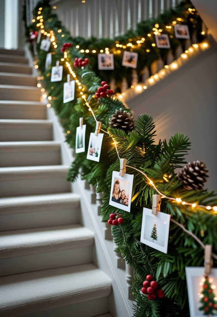 25 Christmas Staircase Ideas