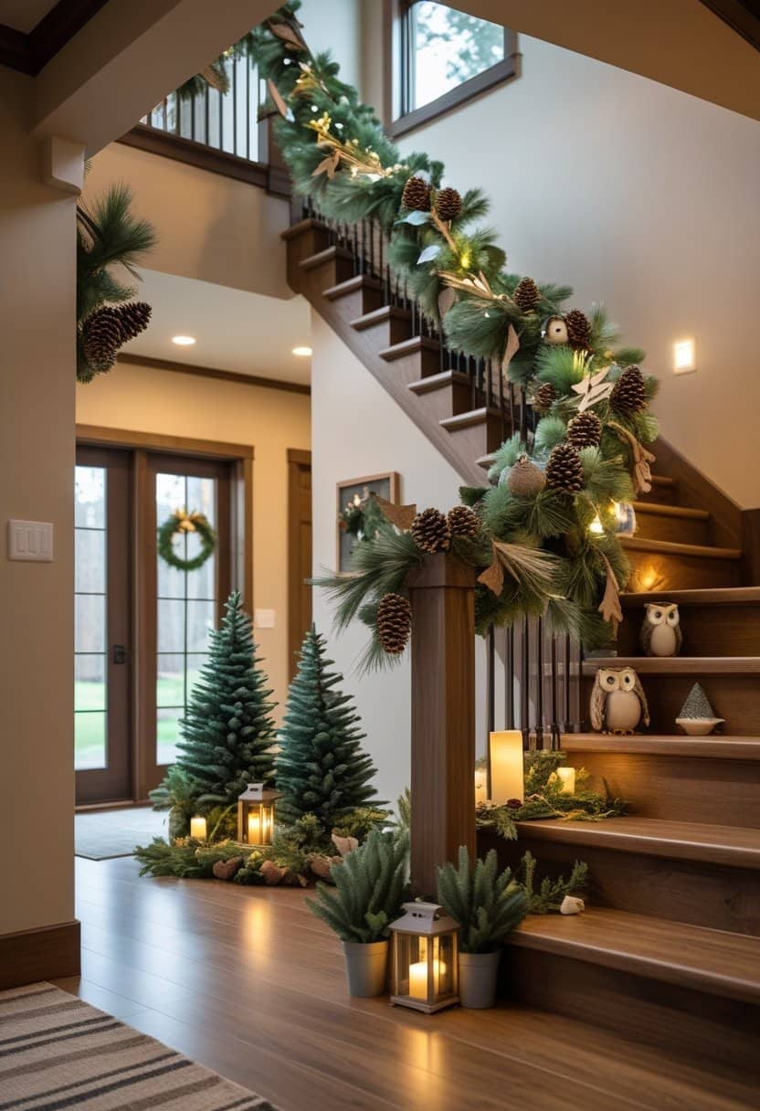 25 Christmas Staircase Ideas
