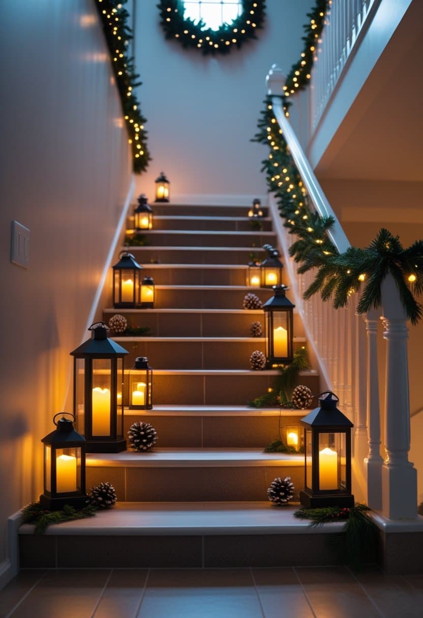 25 Christmas Staircase Ideas