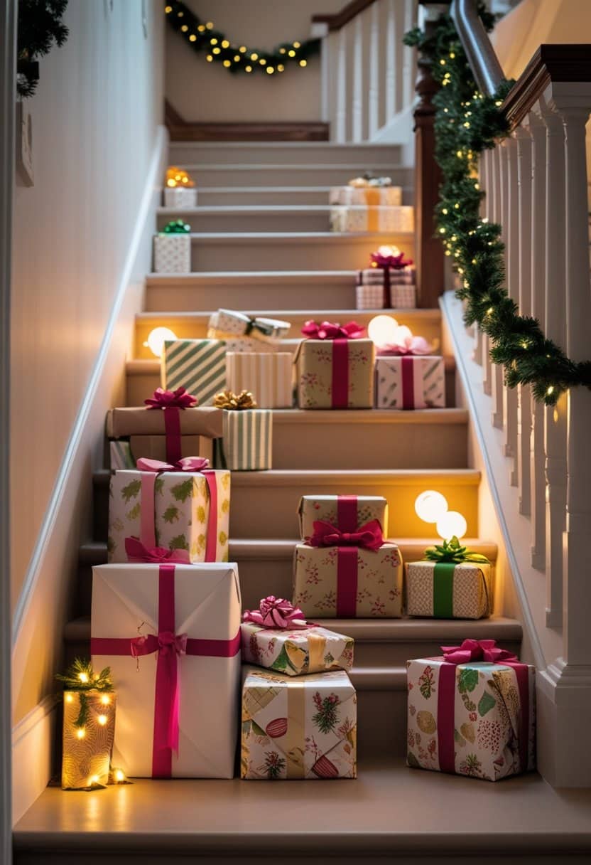 25 Christmas Staircase Ideas