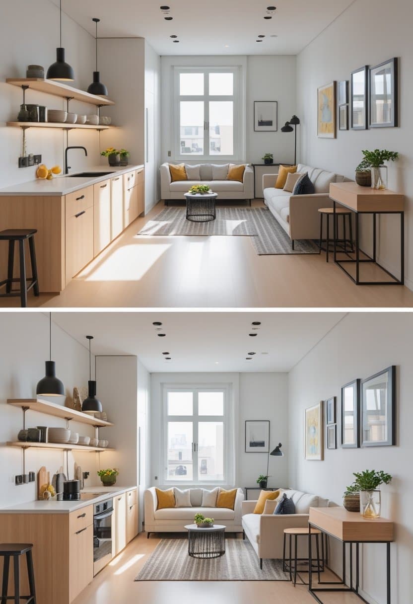 20 Small Kitchen Living Room Ideas