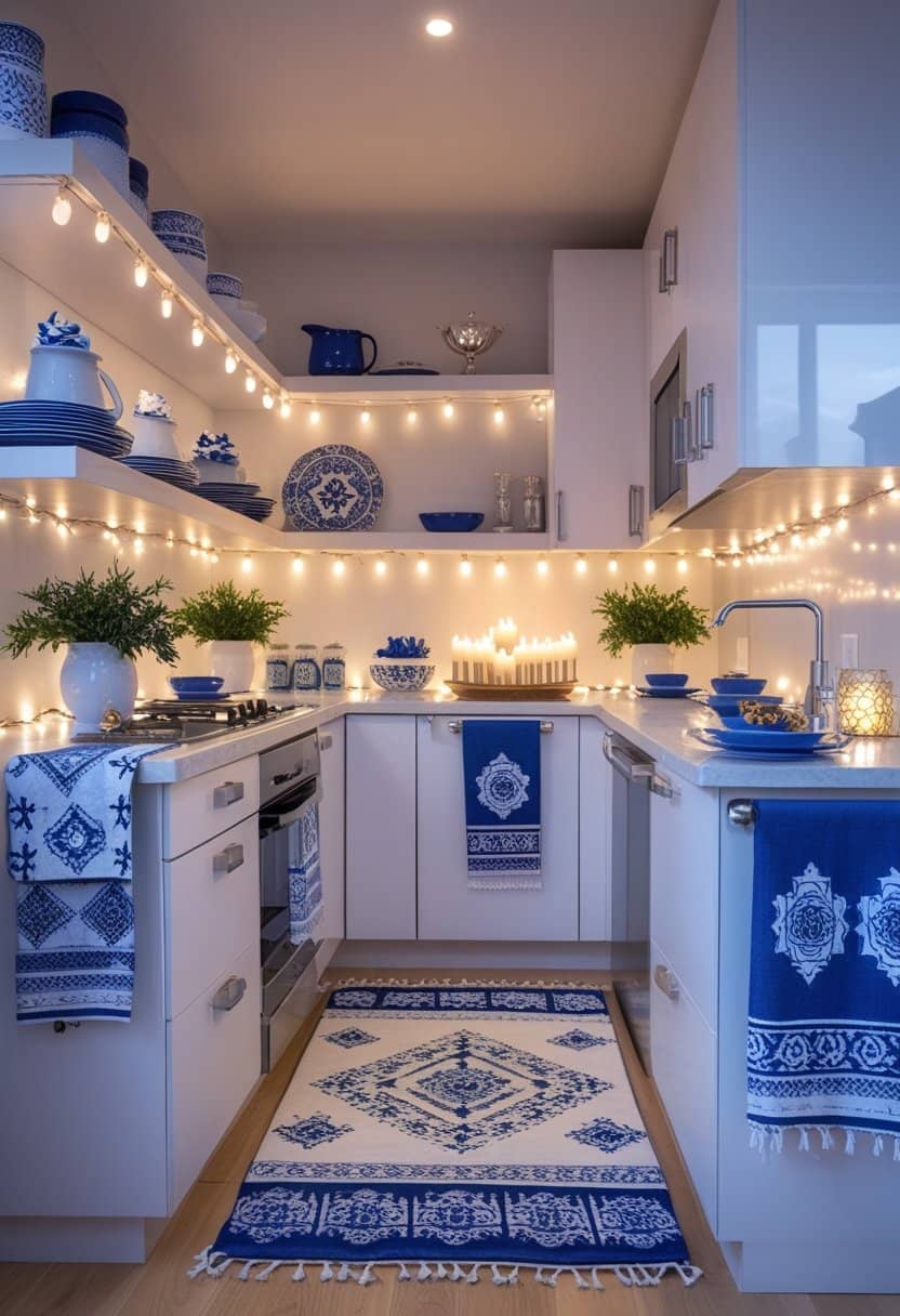 19 Cozy Hanukkah Kitchen Decor Ideas