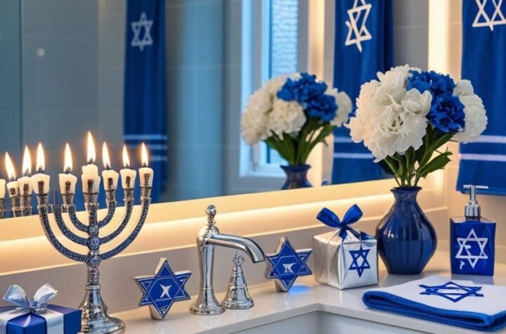 15 Brilliant Hanukkah Bathroom Decor Ideas to Light Up Your Home