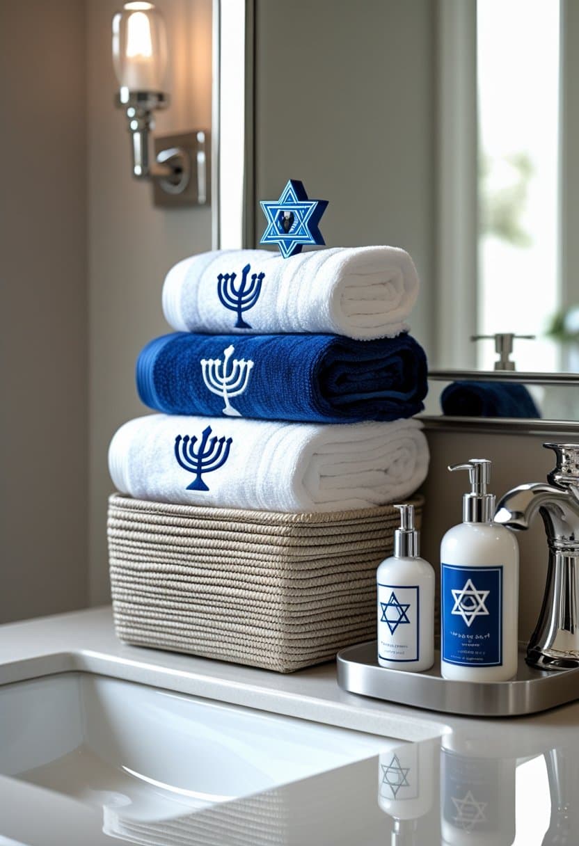 15 Brilliant Hanukkah Bathroom Decor Ideas