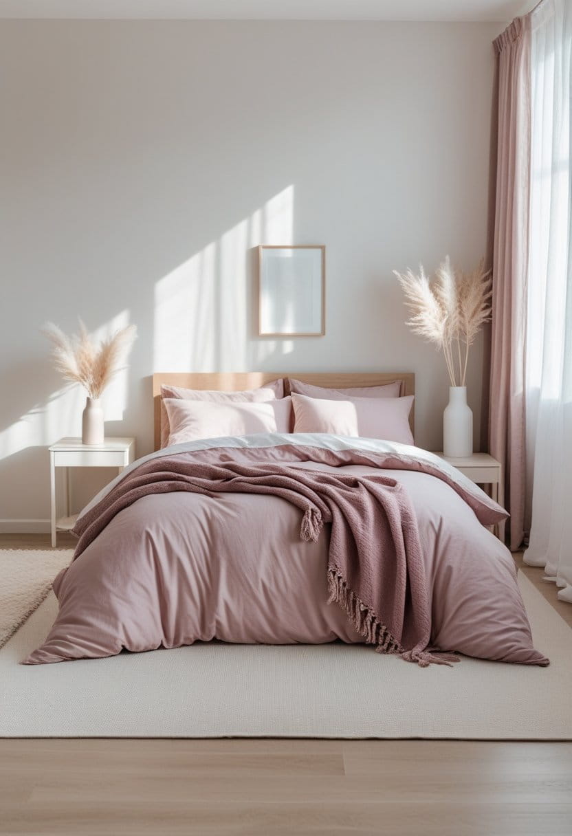 25 Dreamy Dusty Pink Bedroom Designs
