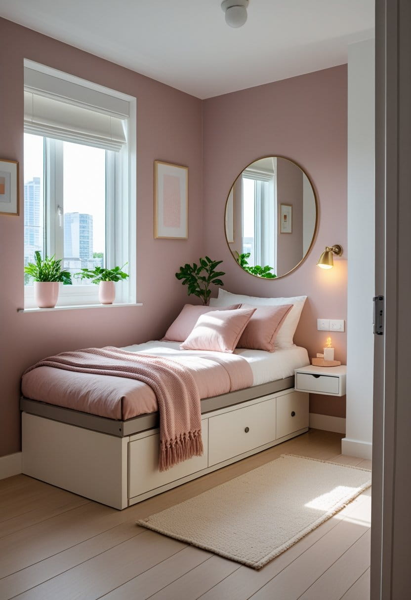 25 Dreamy Dusty Pink Bedroom Designs