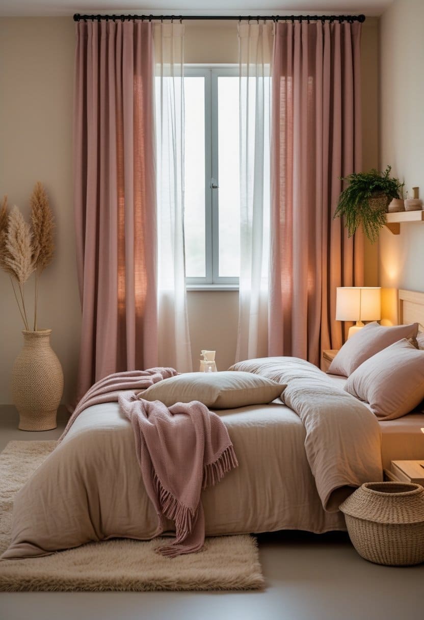 25 Dreamy Dusty Pink Bedroom Designs